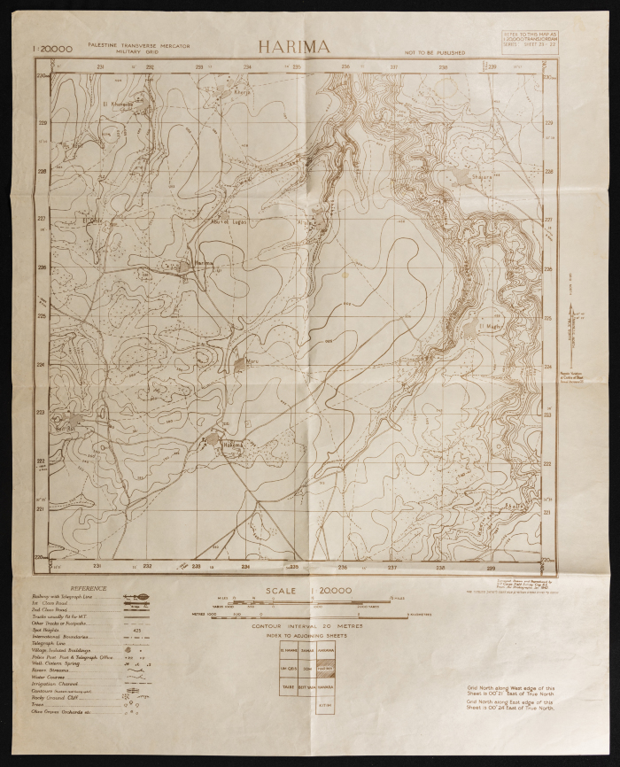 Map of Harima, Irbid