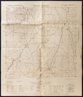 Map of Tall Maliyya, Palestine