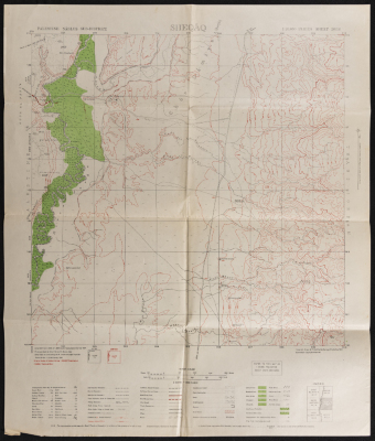 Map of Damia Bridge, Jordan Valley