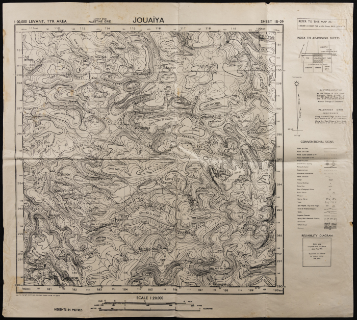 Map of Jouaiyya, Sour