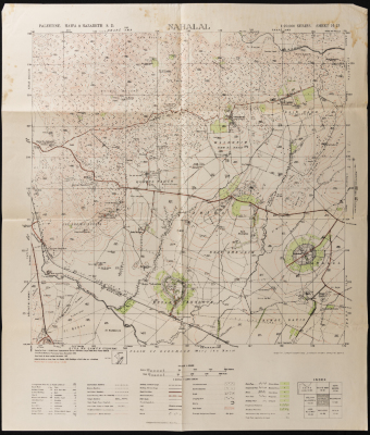 Map of Nahlal, Haifa