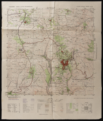 Map of Safed
