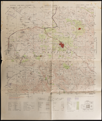 Map of Shafa Amro, Palestine