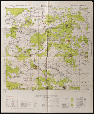 Map of Qabalan, Nablus