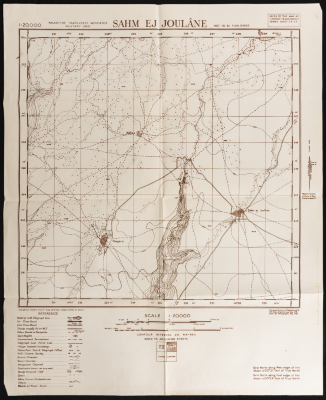 Map of Sahem El Golan, Syria