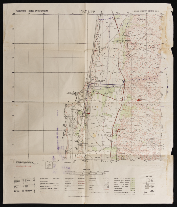 Map of Atilet, Haifa