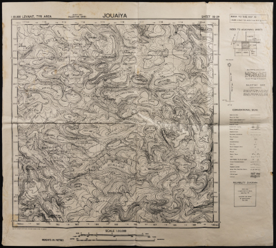 Map of Jouaiyya, Sour
