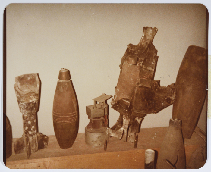 Remnants of Exploded US-made Ordnance, Lebanon, 1986
