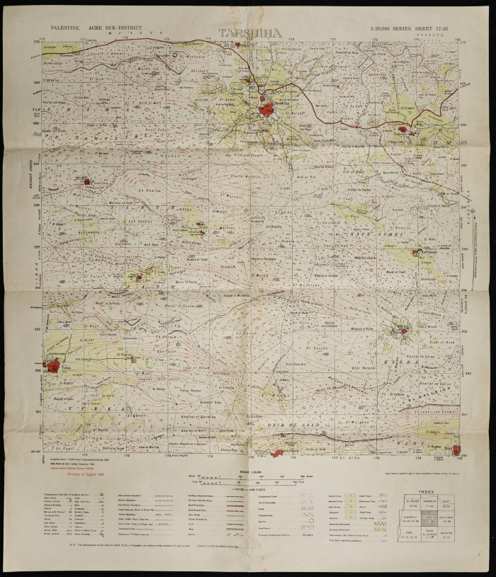 Map of Tarshiha