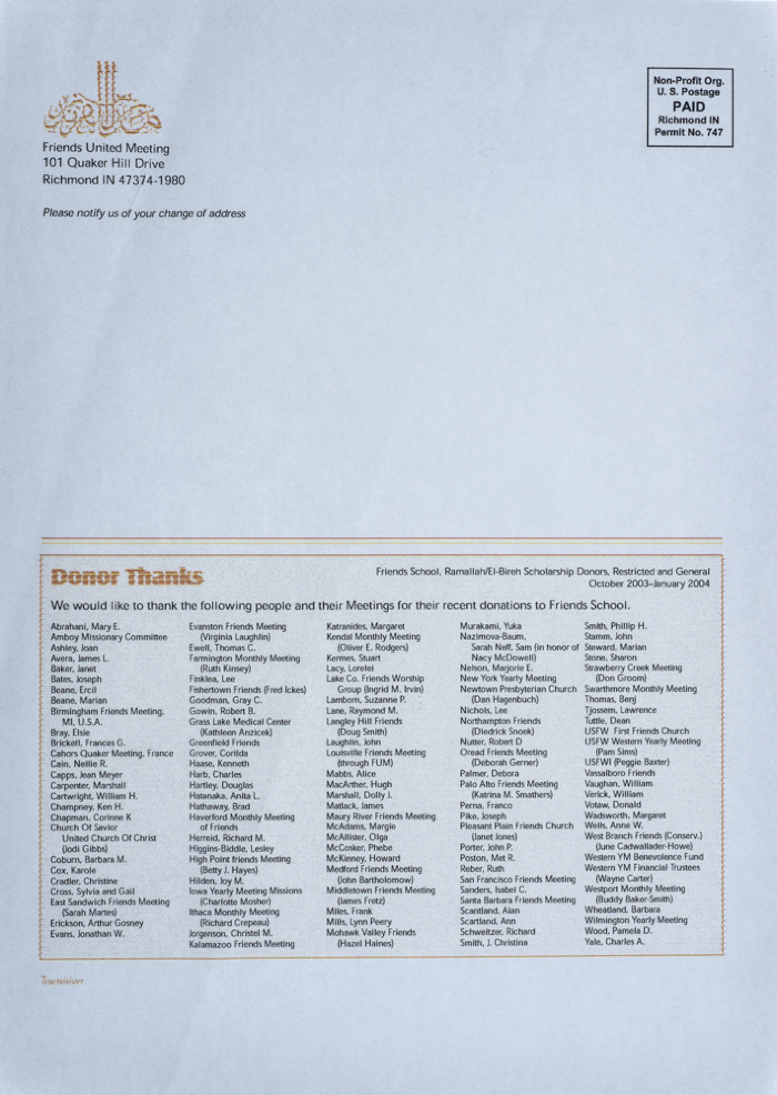 Issue 16 of the Friends' Schools Newsletter No. 2