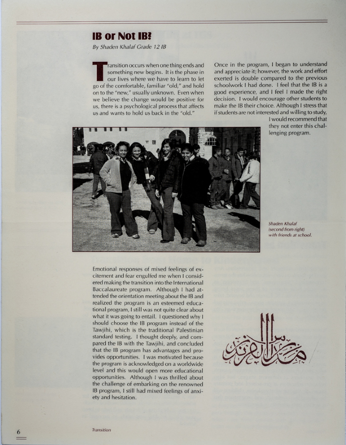Issue 16 of the Friends Schools Newsletter in Ramallah