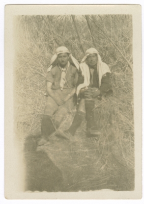  ʾbrahim Nasiba with his Friend