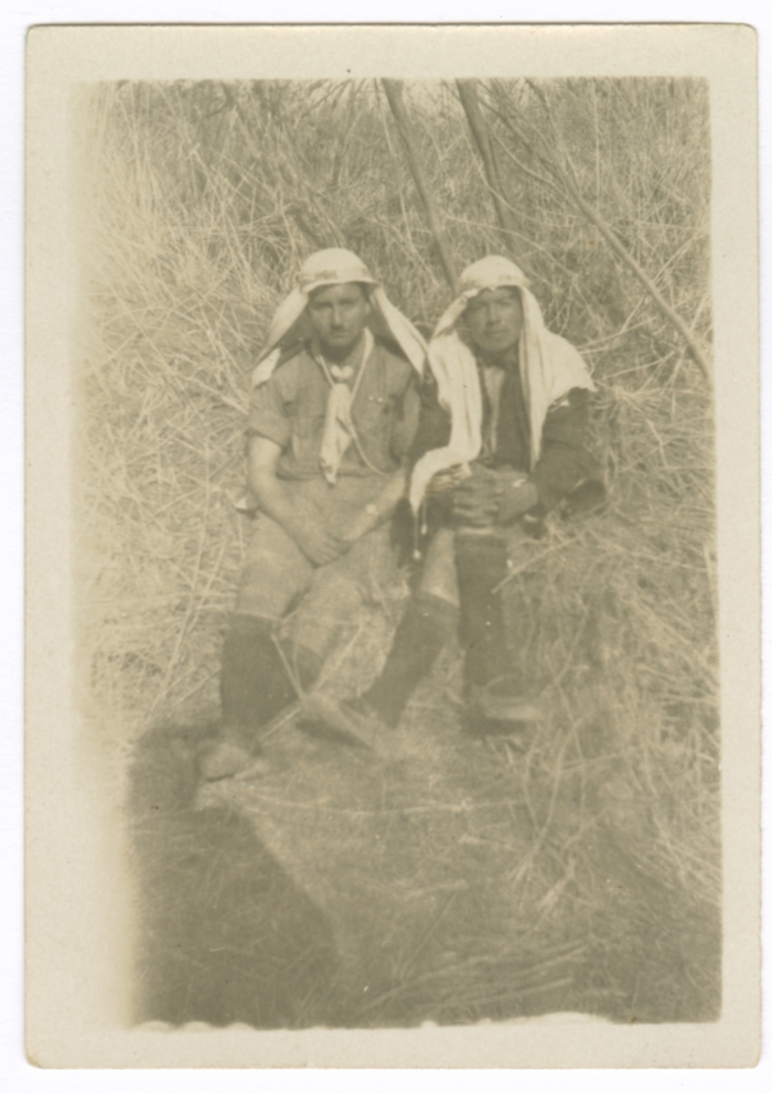  ʾbrahim Nasiba with his Friend