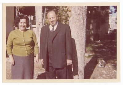 إبراهيم نسيبة وزوجته زباء نسيبة