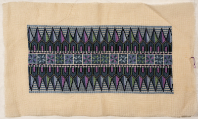 An Embroidered Piece by INAASH Association Members, Lebanon, the 1970s 