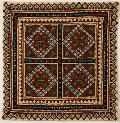 An Embroidered Piece by INAASH Association Members, Lebanon, the 1970s 