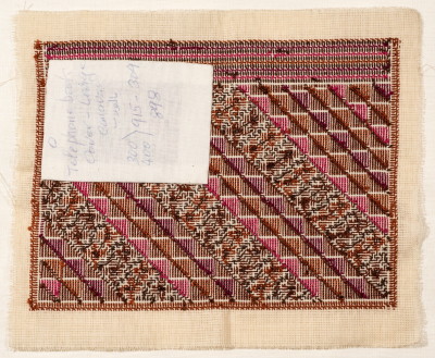 An Embroidered Piece by INAASH Association Members, Lebanon, the 1970s 