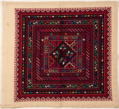 An Embroidered Piece by INAASH Association Members, Lebanon, the 1970s 