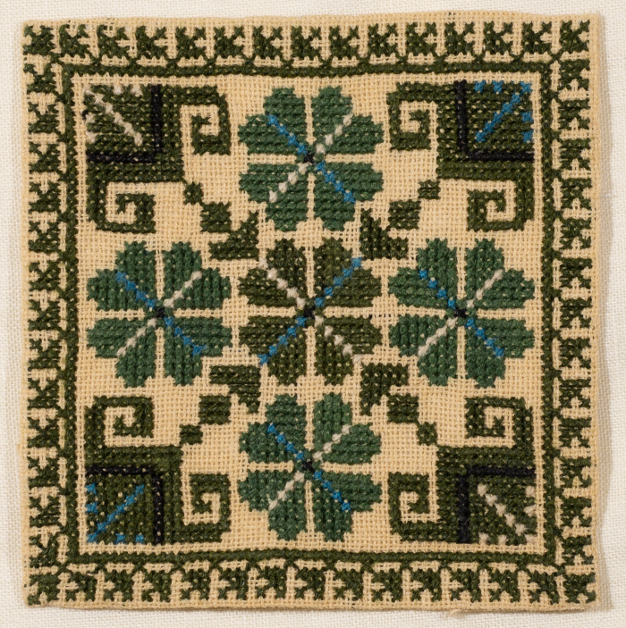 An Embroidered Piece by INAASH Association Members, Lebanon, the 1970s 