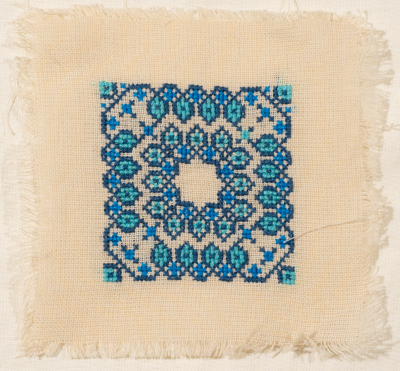 An Embroidered Piece by INAASH Association Members, Lebanon, the 1970s 