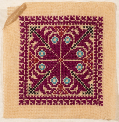 An Embroidered Piece by INAASH Association Members, Lebanon, the 1970s 