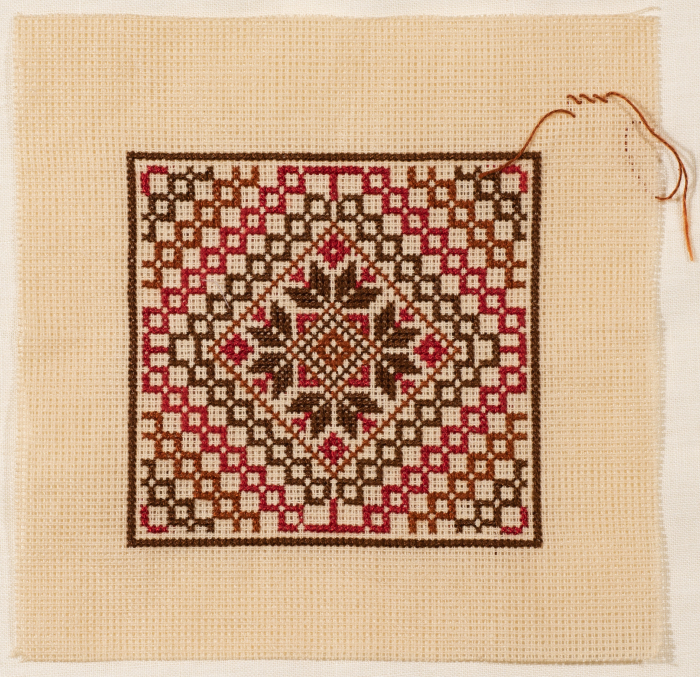 An Embroidered Piece by INAASH Association Members, Lebanon, the 1970s 
