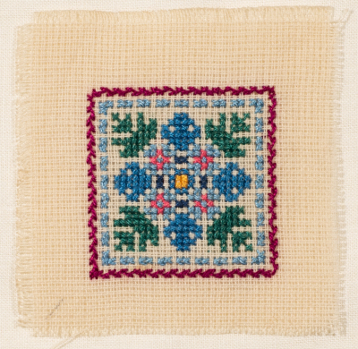 An Embroidered Piece by INAASH Association Members, Lebanon, the 1970s 