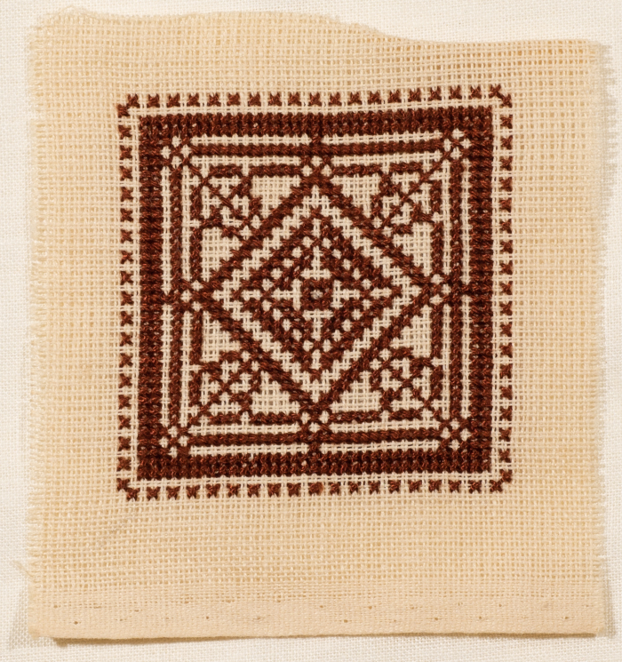 An Embroidered Piece by INAASH Association Members, Lebanon, the 1970s 