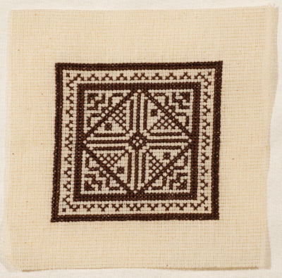 An Embroidered Piece by INAASH Association Members, Lebanon, the 1970s 
