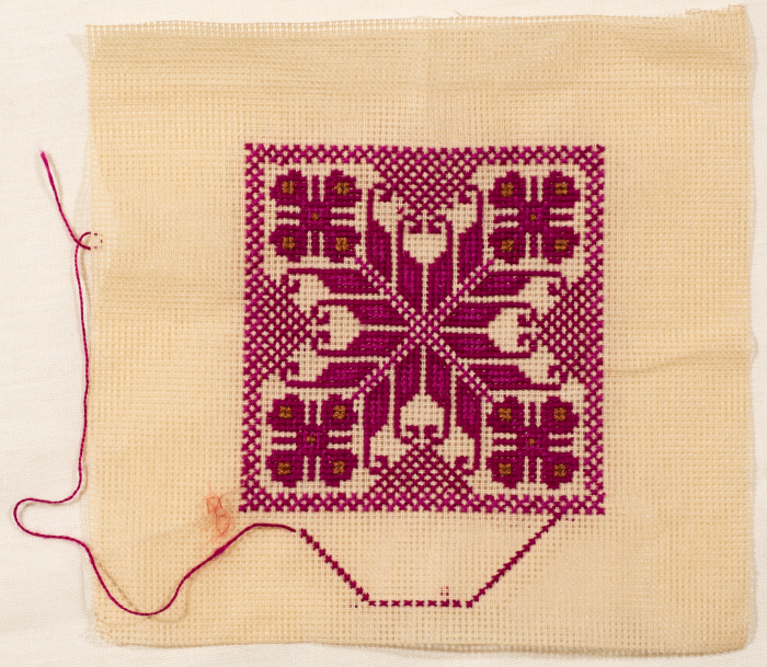 An Embroidered Piece by INAASH Association Members, Lebanon, the 1970s 