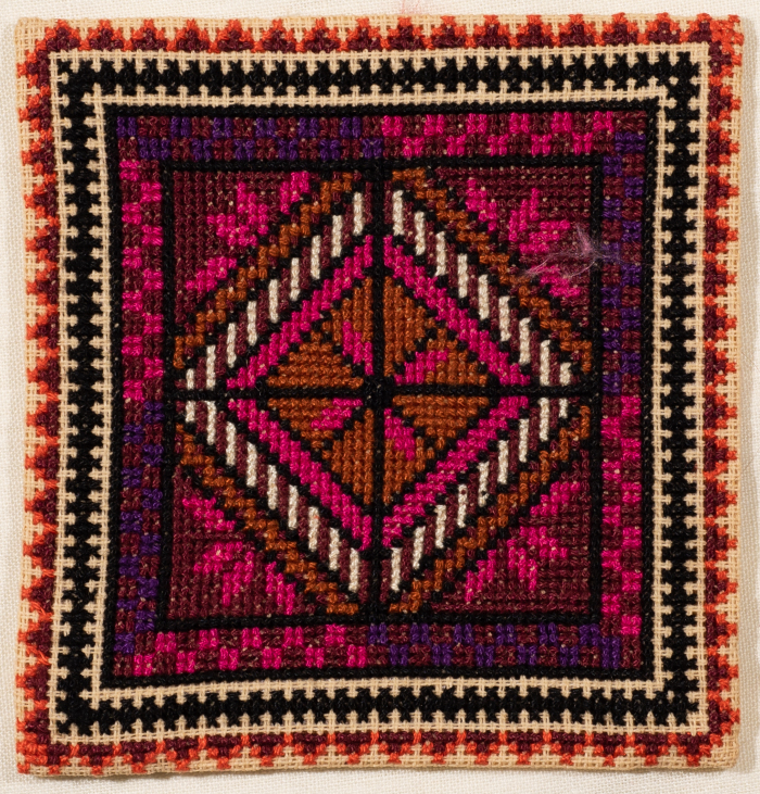 An Embroidered Piece by INAASH Association Members, Lebanon, the 1970s 