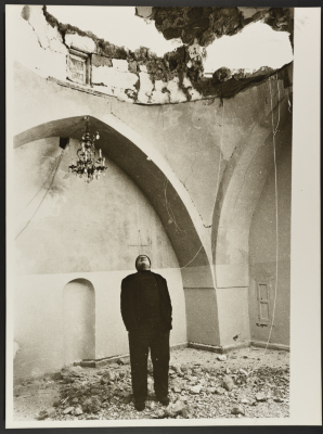 A Part of the Destruction of a Mosque, Southern Lebanon, 1982- 1988