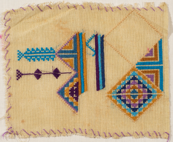 An Embroidered Piece by INAASH Association Members, Lebanon, the 1970s 