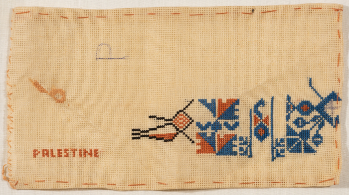 An Embroidered Piece by INAASH Association Members, Lebanon, the 1970s 