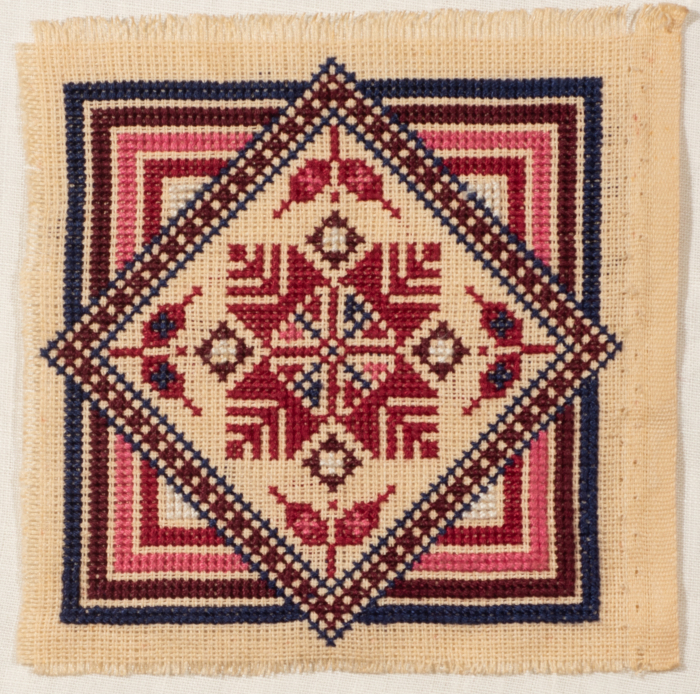 An Embroidered Piece by INAASH Association Members, Lebanon, the 1970s 