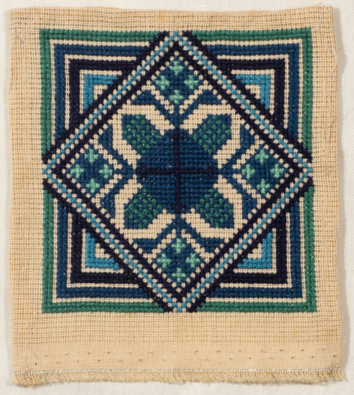 An Embroidered Piece by INAASH Association Members, Lebanon, the 1970s 