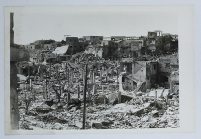 مشهد للدمار، مخيم شاتيلا، 1987