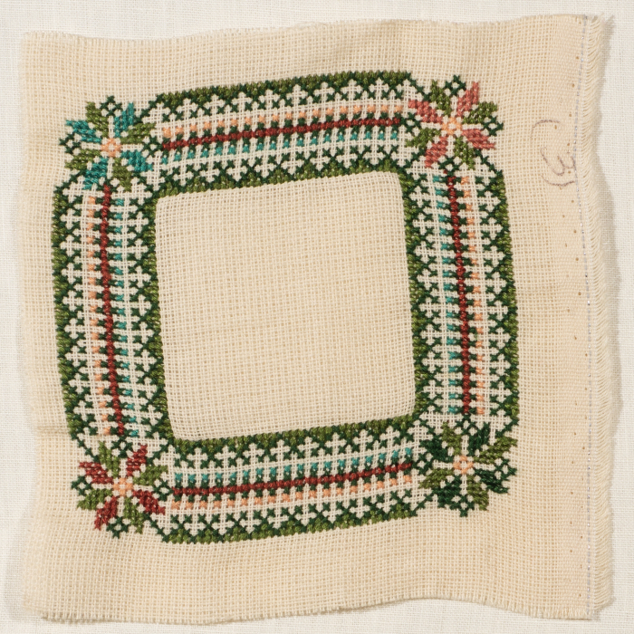 An Embroidered Piece by INAASH Association Members, Lebanon, the 1970s 