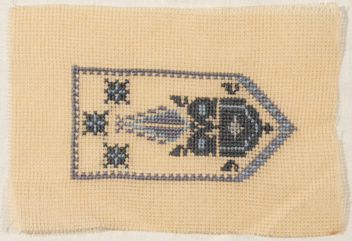 An Embroidered Piece by INAASH Association Members, Lebanon, the 1970s 