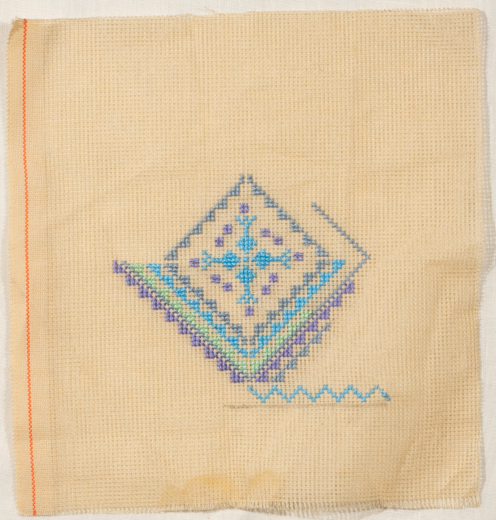 An Embroidered Piece by INAASH Association Members, Lebanon, the 1970s 