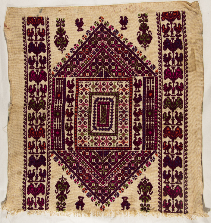 An Embroidered Piece by INAASH Association Members, Lebanon, the 1970s 