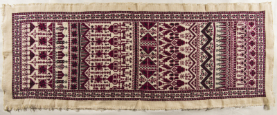 قطعة مُطرزةٌ أنتجتها نساء جمعية إنعاش المخيم، لبنان، سبعينيات القرن العشرين