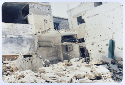 ركام عيادات جمعية الهلال الأحمر الفلسطيني، لبنان، 1985- 1988