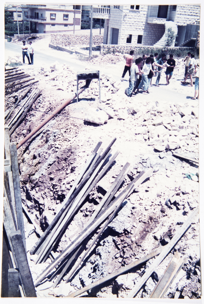 One of the volunteer camps in the city of Nazareth