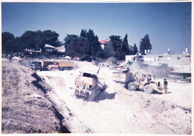 One of the volunteer camps in the city of Nazareth