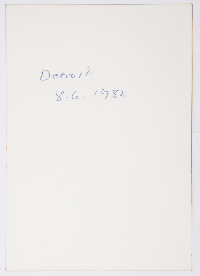 Tawfiq Ziad during a visit to the United States of America in 1982