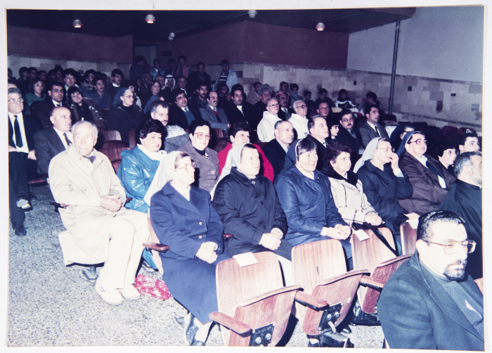 احتفال عيد الميلاد في مدينة الناصرة عام 1988 