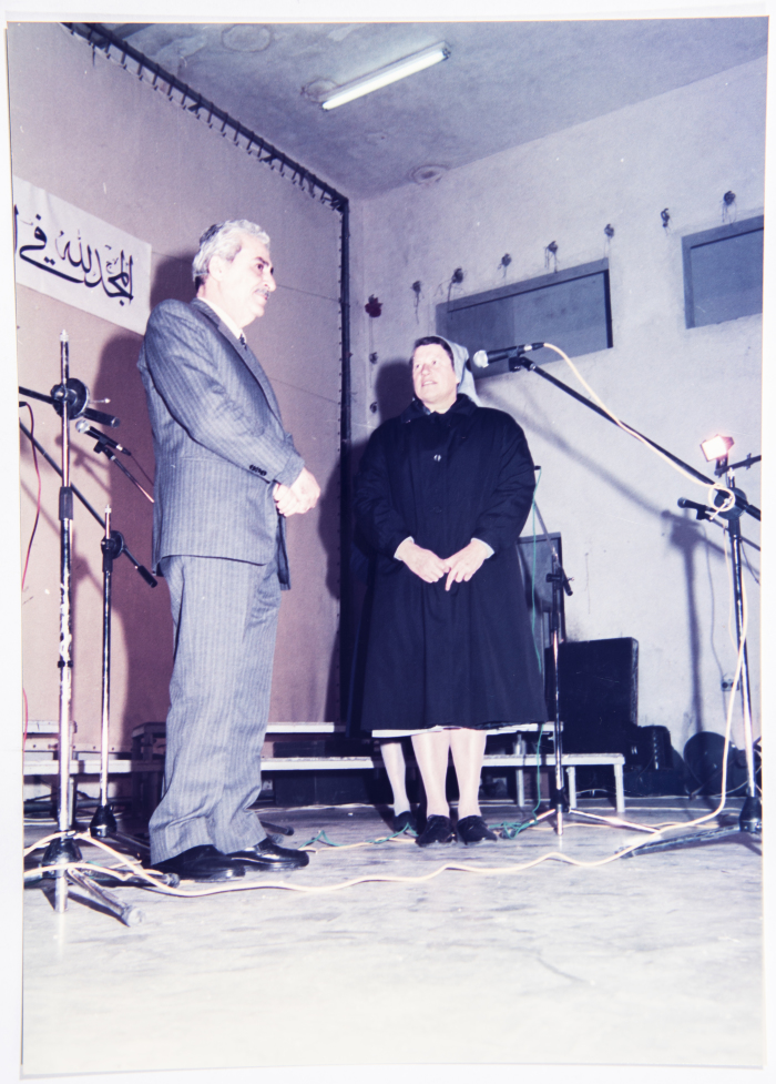 Christmas celebration in the city of Nazareth in 1988
