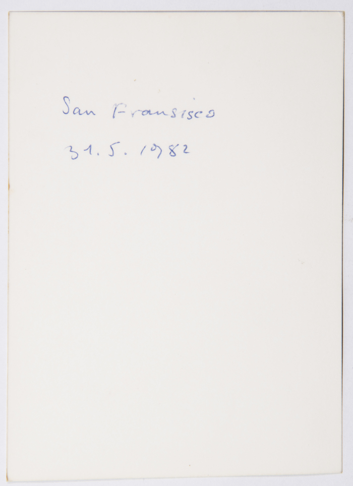 Tawfiq Ziad during a visit to the United States of America in 1982