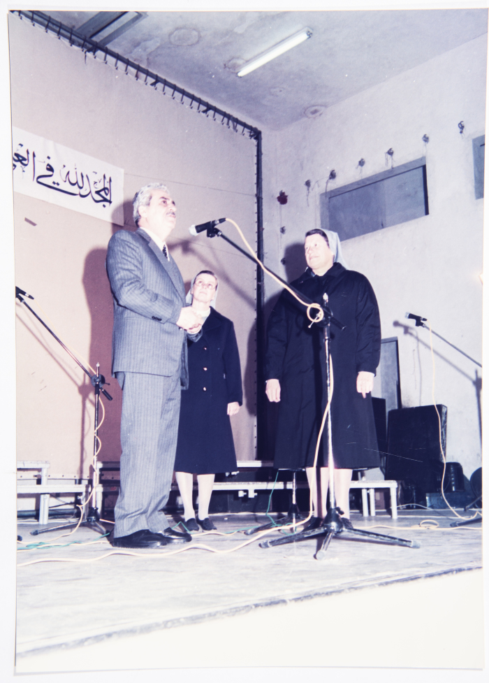 Christmas celebration in the city of Nazareth in 1988